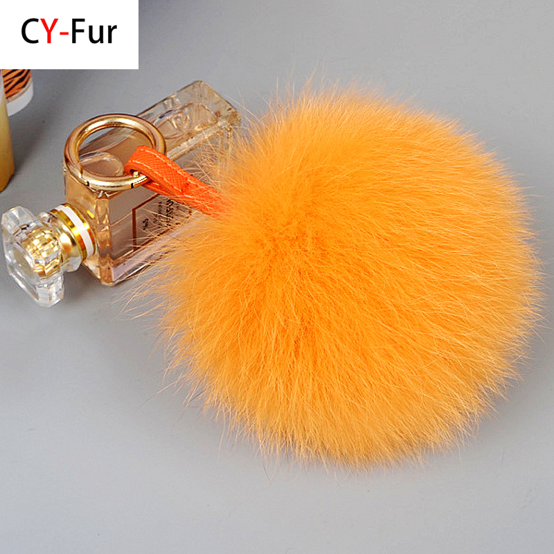 Luxury Bags Yellow - Luxury Big Fluffy Real Fur Fox
