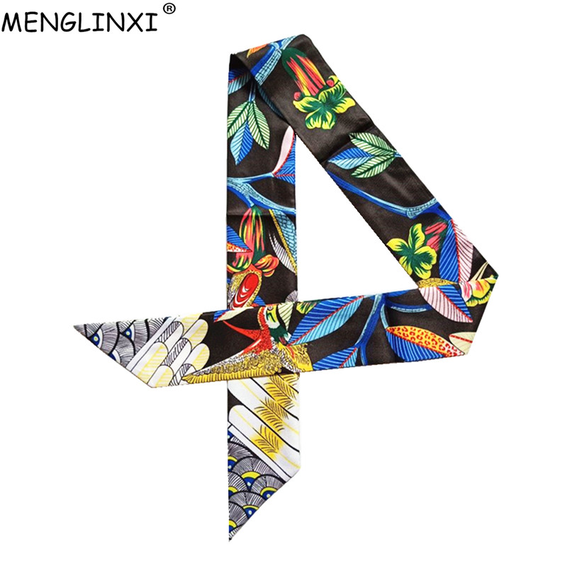 Luxury Bags Duffle - Luxury Brand Hummingbird Print Skinny Silk