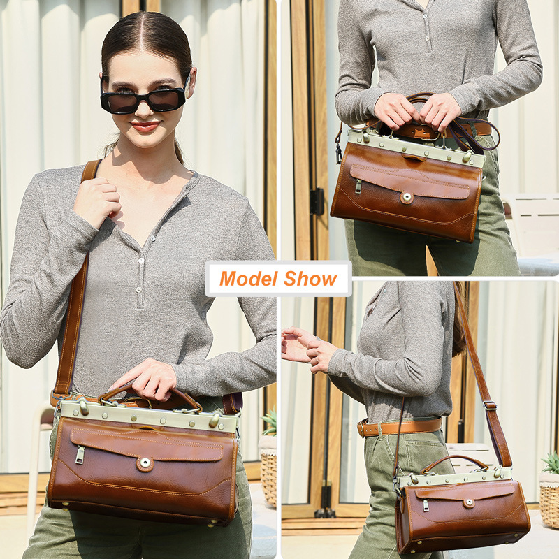 Full Grain Lamb Cowhide Leathe - Luxury Bags For You recension och pris