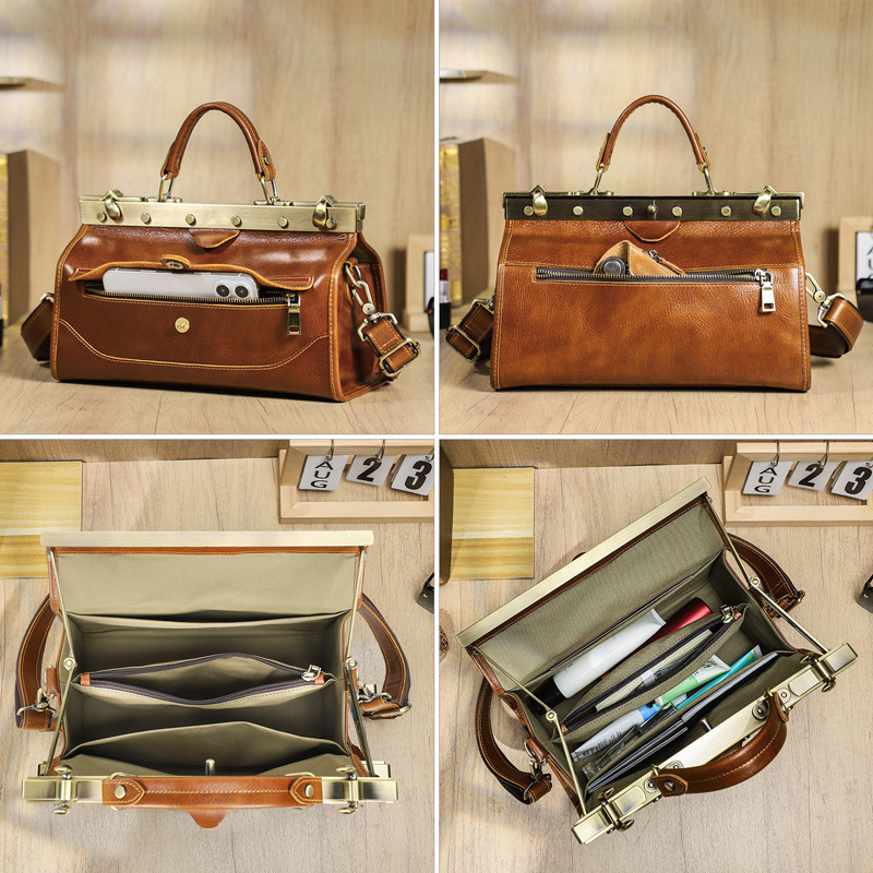 Full Grain Lamb Cowhide Leathe - Luxury Bags For You recension och pris