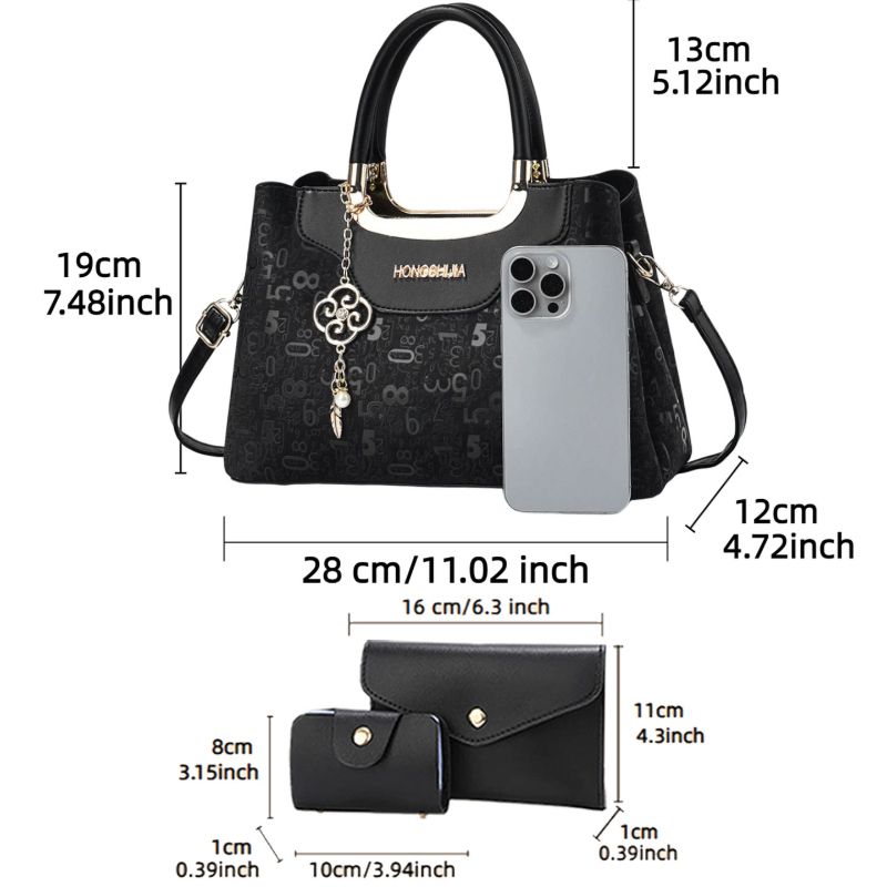 3-piece Fashion Women's Handba - Luxury Bags For You recension och pris