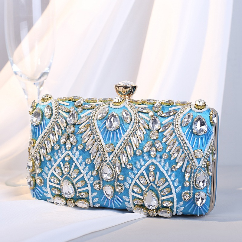Women's Evening Clutch Bag Par - Luxury Bags Blue recension och pris