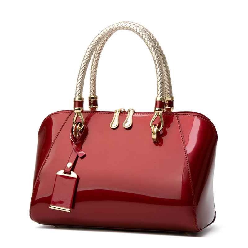Luxury Designer Handbag Shiny  - Luxury Bags Blue recension och pris