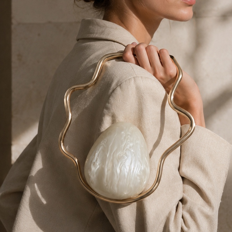 Women mini Acrylic Egg Bag Cut - Luxury Bags On Sale recension och pris