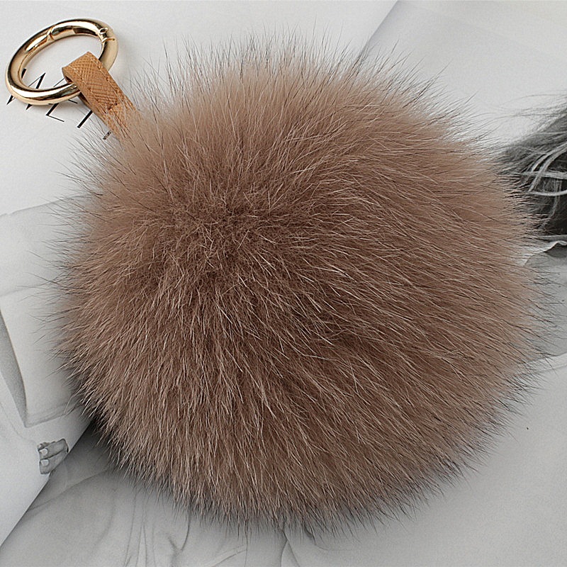 Luxury Big Fluffy Real Fur Fox - Luxury Bags Yellow recension och pris