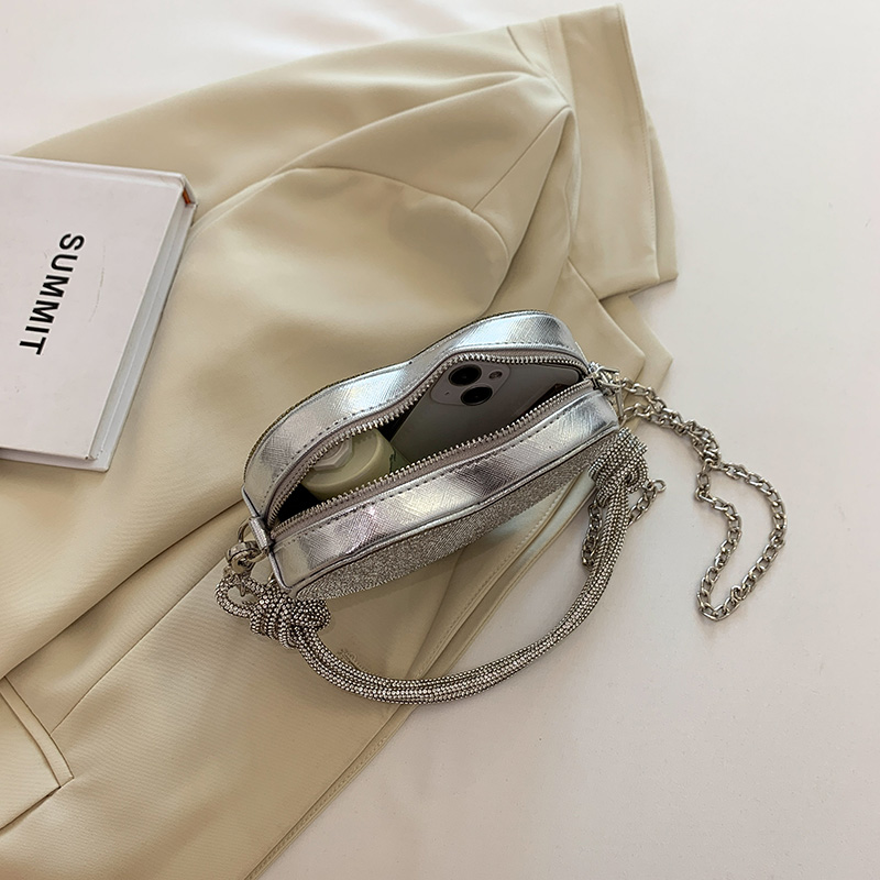 Knot Handle Rhinestones Evenin - Luxury Bags Made In Italy recension och pris