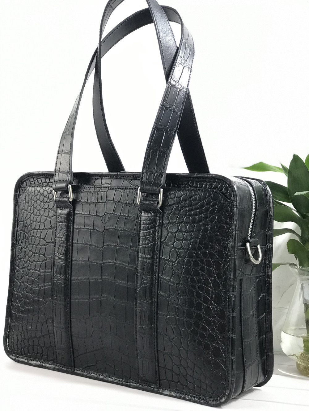 New Crocodile Leather Laptop B - Luxury Bags Duffle recension och pris